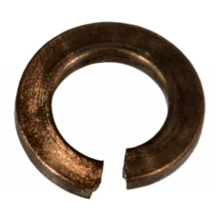 Midwest Fastener Split Lock Washer, For Screw Size #10 Silicon Bronze, Bronze Finish, 30 PK 37403